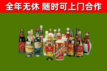 洛隆县回收白酒